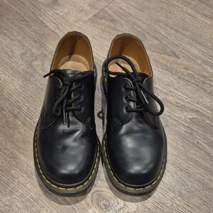 Dr. Martens Black Leather Shoes 1461